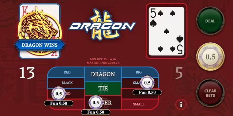 Quy luật chơi game rồng hổ 