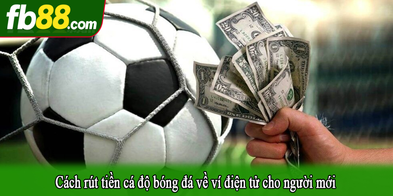 Cách rút tiền cá độ bóng đá về ví điện tử cho người mới