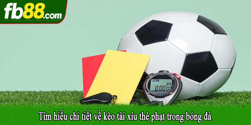 Tìm hiểu chi tiết về kèo tài xỉu thẻ phạt trong bóng đá