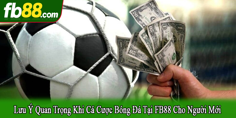 lưu ý quan trọng khi cá cược bóng đá tại FB88