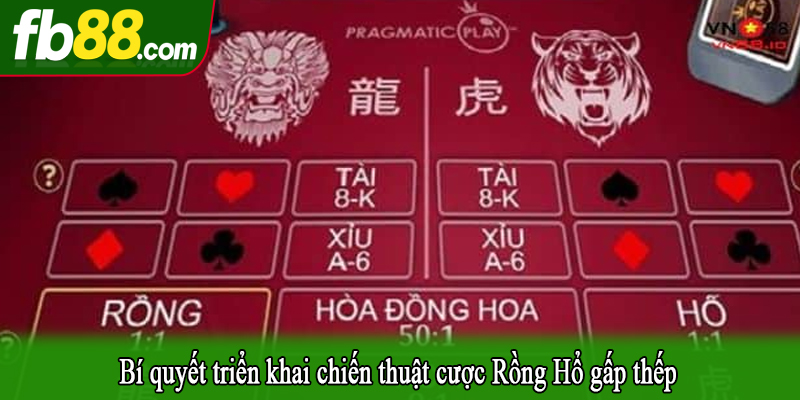 Bí quyết triển khai chiến thuật cược Rồng Hổ gấp thếp