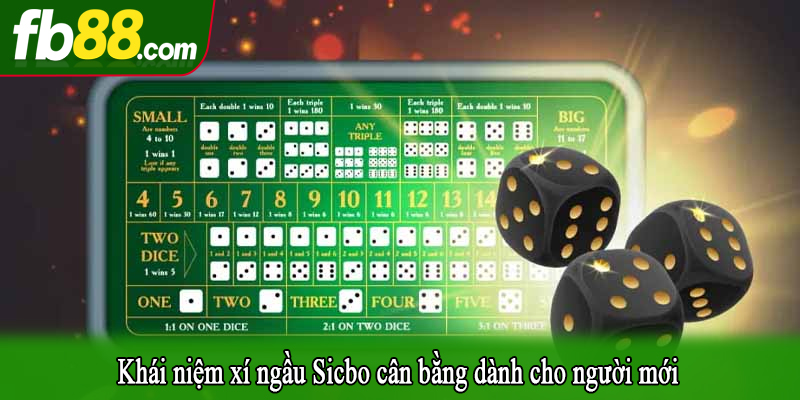Khái niệm xí ngầu Sicbo cân bằng dành cho người mới